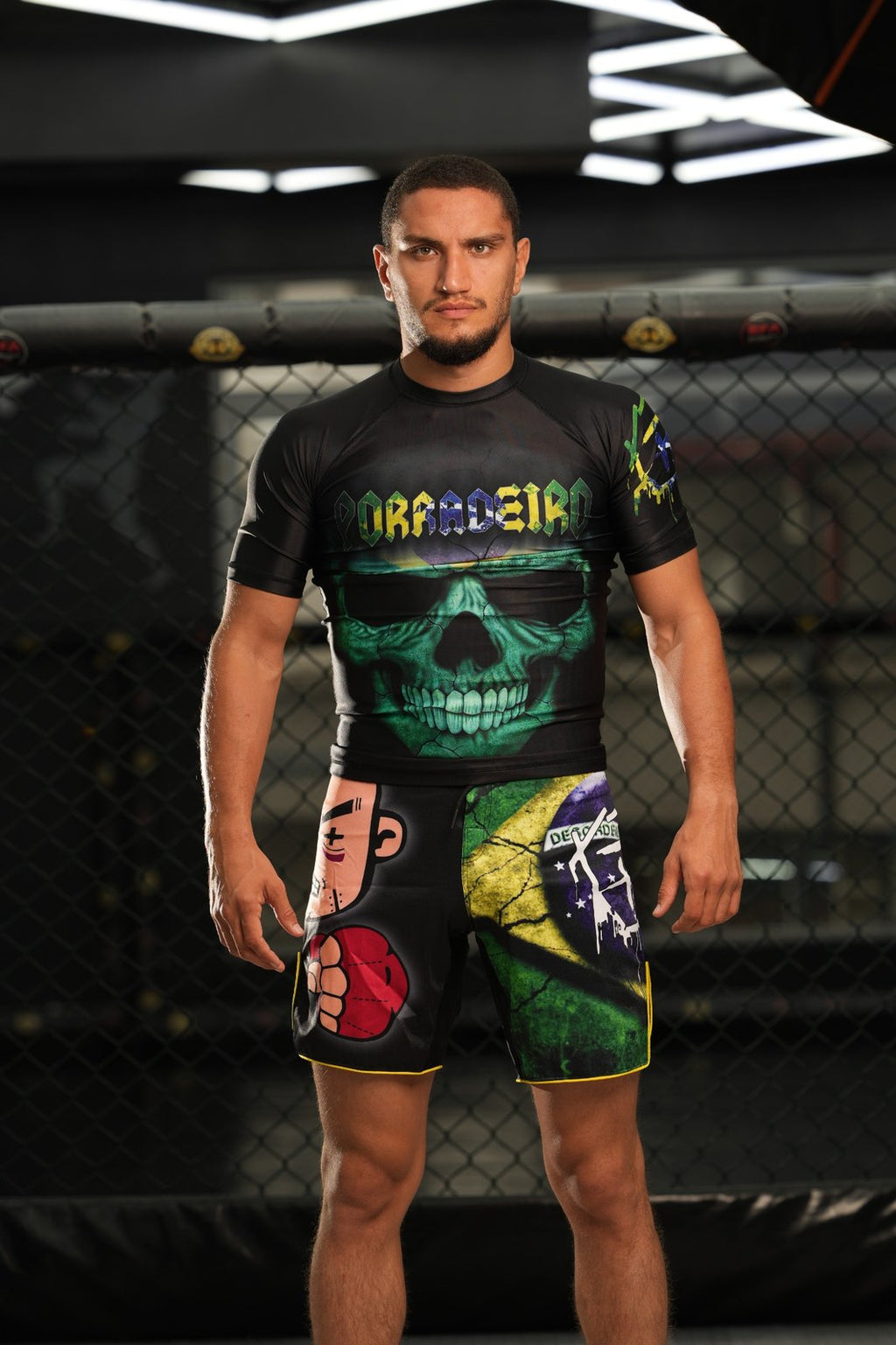 Rashguard Brazil Skull Edition